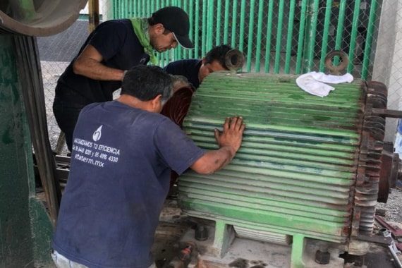 Mantenimiento equipos de planta de asfalto